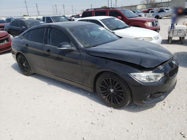 WBA4A5C57FD410280 - 2015 BMW 428 I GRAN COUPE BLACK photo 4