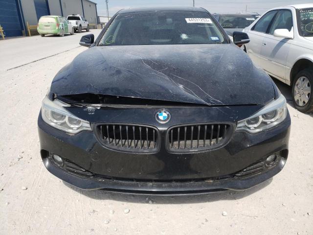 WBA4A5C57FD410280 - 2015 BMW 428 I GRAN COUPE BLACK photo 5