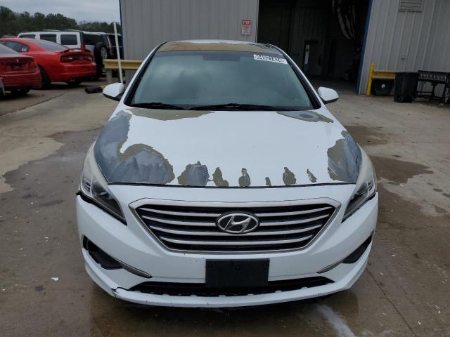 5NPE24AF6HH491165 - 2017 HYUNDAI SONATA SE WHITE photo 5