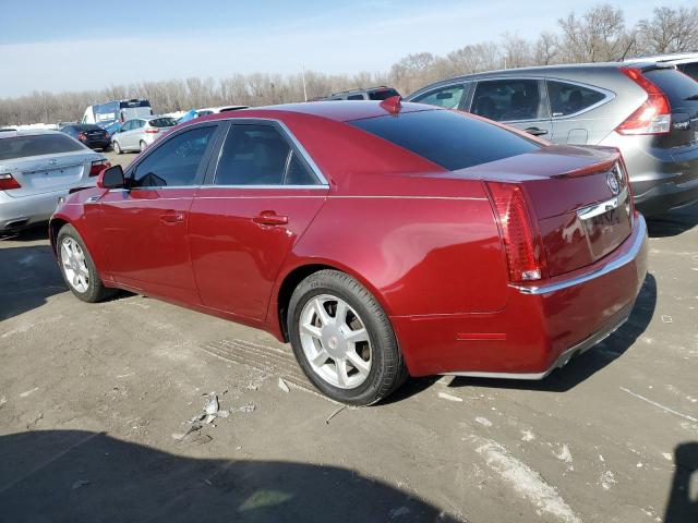 1G6DF577190170383 - 2009 CADILLAC CTS RED photo 2