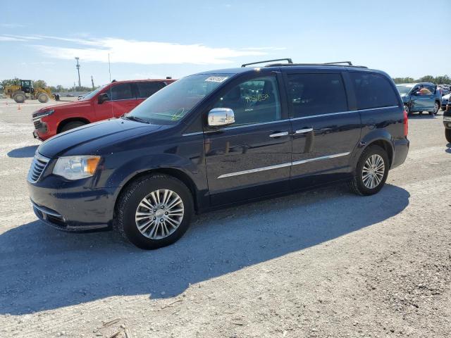 2C4RC1CGXDR537807 - 2013 CHRYSLER TOWN & COU TOURING L BLUE photo 1