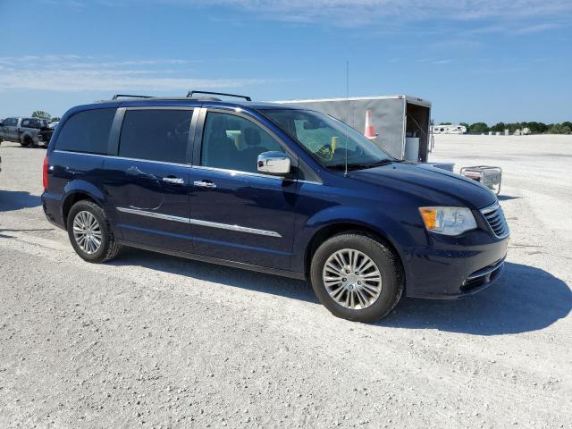 2C4RC1CGXDR537807 - 2013 CHRYSLER TOWN & COU TOURING L BLUE photo 4