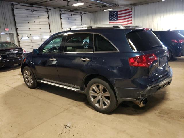 2HNYD2H61CH514140 - 2012 ACURA MDX ADVANCE BLUE photo 2