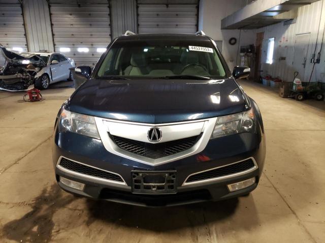 2HNYD2H61CH514140 - 2012 ACURA MDX ADVANCE BLUE photo 5