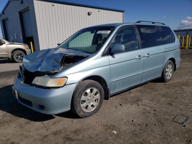 5FNRL18934B011248 - 2004 HONDA ODYSSEY EXL BLUE photo 1