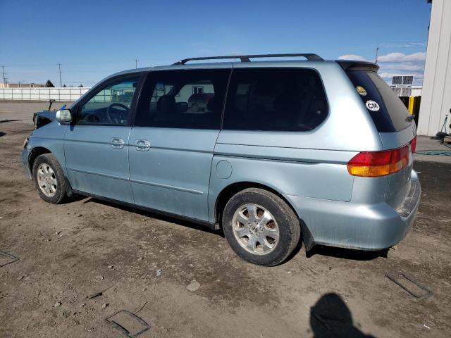 5FNRL18934B011248 - 2004 HONDA ODYSSEY EXL BLUE photo 2