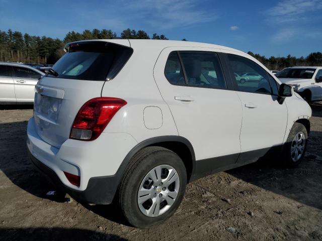 3GNCJKSB0JL159925 - 2018 CHEVROLET TRAX LS WHITE photo 3