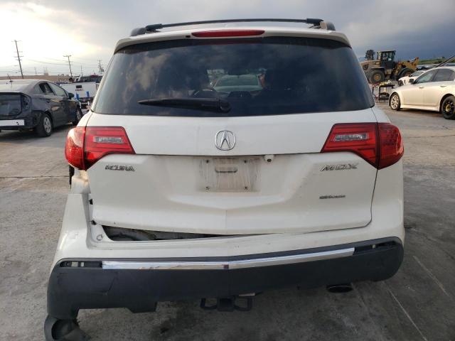 2HNYD2H79AH526123 - 2010 ACURA MDX ADVANCE WHITE photo 6