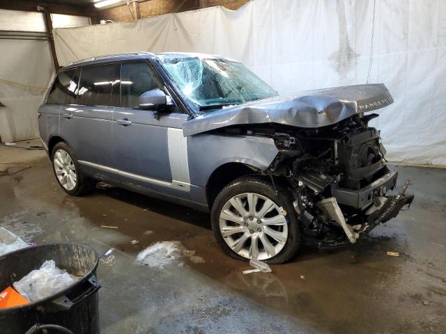 SALGV5RE3KA542680 - 2019 LAND ROVER RANGE ROVE AUTOBIOGRAPHY BLUE photo 4