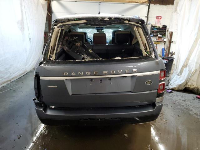 SALGV5RE3KA542680 - 2019 LAND ROVER RANGE ROVE AUTOBIOGRAPHY BLUE photo 6