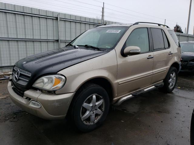 4JGAB75E44A482687 - 2004 MERCEDES-BENZ ML 500 BROWN photo 1