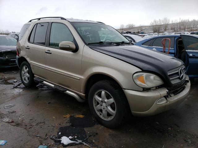 4JGAB75E44A482687 - 2004 MERCEDES-BENZ ML 500 BROWN photo 4