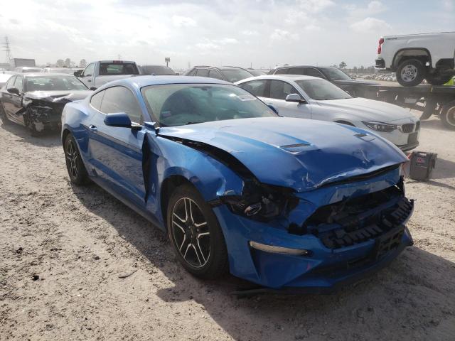 1FA6P8TH0L5187940 - 2020 FORD MUSTANG BLUE photo 4