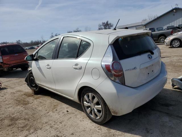 JTDKDTB34E1068826 - 2014 TOYOTA PRIUS C WHITE photo 2