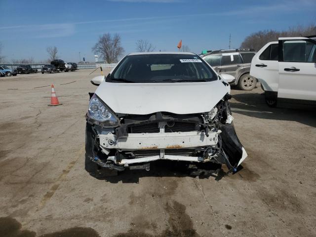 JTDKDTB34E1068826 - 2014 TOYOTA PRIUS C WHITE photo 5