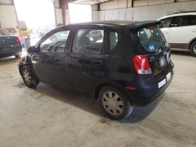 KL1TG62615B295853 - 2005 CHEVROLET AVEO LT BLACK photo 2