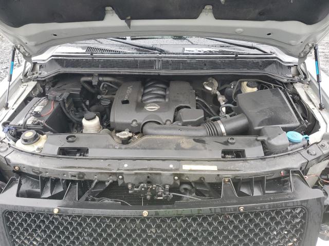 1N6AA06B96N544550 - 2006 NISSAN TITAN XE SILVER photo 11