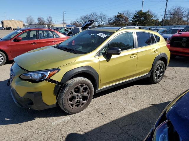 JF2GTHSCXMH264363 - 2021 SUBARU CROSSTREK SPORT YELLOW photo 1