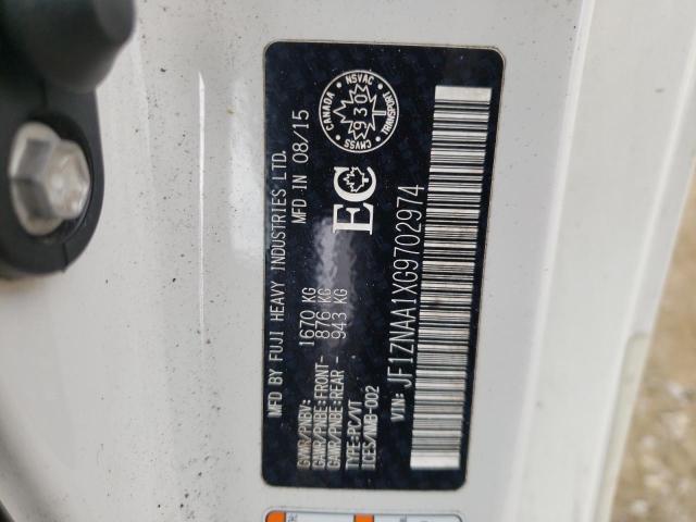 JF1ZNAA1XG9702974 - 2016 TOYOTA SCION FR-S WHITE photo 12