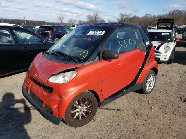 WMEEK31X28K154269 - 2008 SMART FORTWO PASSION RED photo 1