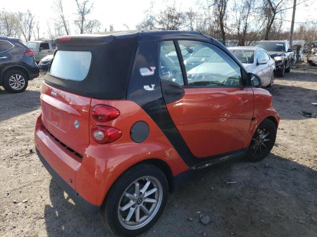 WMEEK31X28K154269 - 2008 SMART FORTWO PASSION RED photo 3