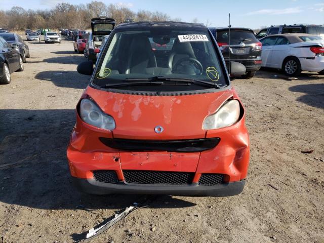 WMEEK31X28K154269 - 2008 SMART FORTWO PASSION RED photo 5