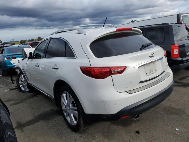 JN8CS1MW8EM412764 - 2014 INFINITI QX70 WHITE photo 2