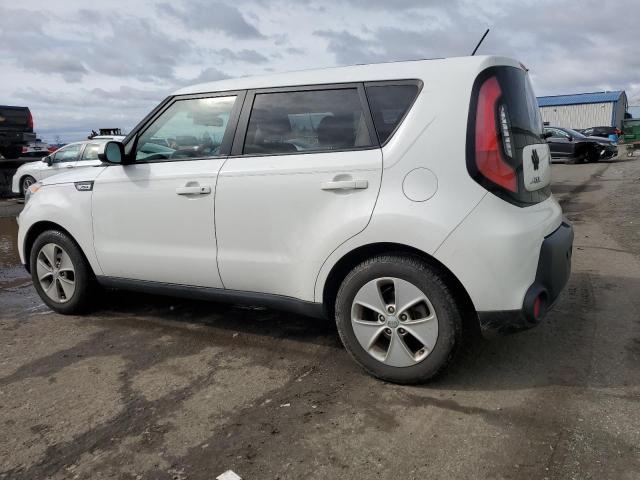 KNDJN2A25F7127733 - 2015 KIA SOUL WHITE photo 2