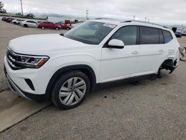 1V2BR2CA3MC516919 - 2021 VOLKSWAGEN ATLAS SEL WHITE photo 1