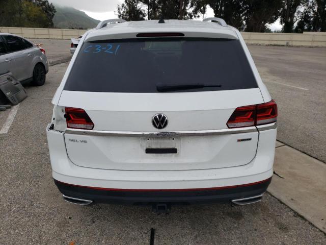 1V2BR2CA3MC516919 - 2021 VOLKSWAGEN ATLAS SEL WHITE photo 6