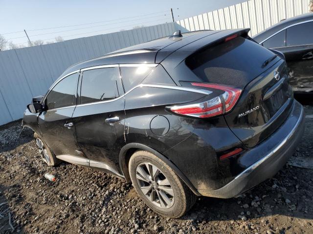 5N1AZ2MH2JN133607 - 2018 NISSAN MURANO S BLACK photo 2