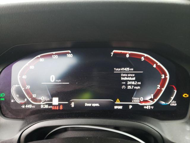3MW5R7J08M8C11734 - 2021 BMW 330XI Серый фото 9