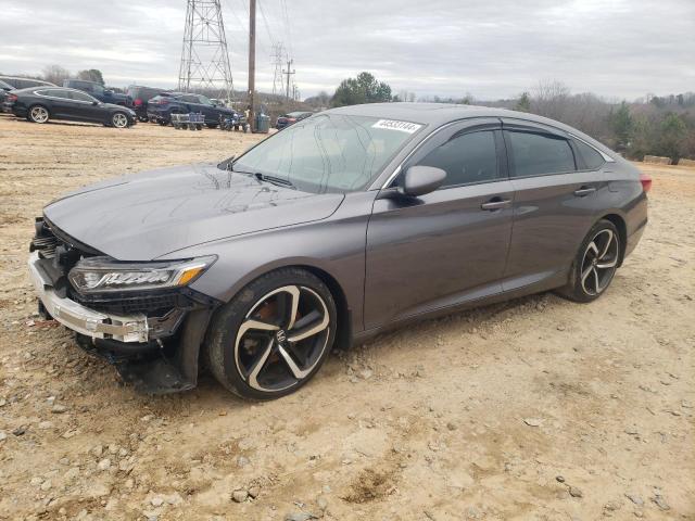 1HGCV2F34JA001130 - 2018 HONDA ACCORD SPORT GRAY photo 1