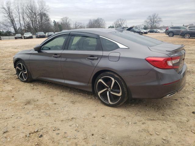 1HGCV2F34JA001130 - 2018 HONDA ACCORD SPORT GRAY photo 2