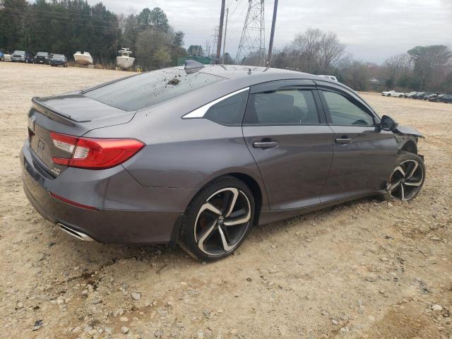 1HGCV2F34JA001130 - 2018 HONDA ACCORD SPORT GRAY photo 3