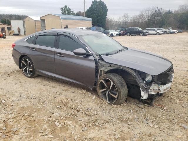 1HGCV2F34JA001130 - 2018 HONDA ACCORD SPORT GRAY photo 4