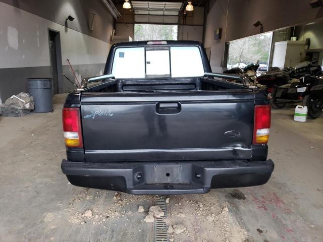 1FTCR14U5TPA12050 - 1996 FORD RANGER SUPER CAB BLACK photo 6