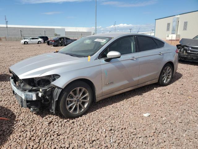 3FA6P0LU3HR285301 - 2017 FORD FUSION SE HYBRID SILVER photo 1