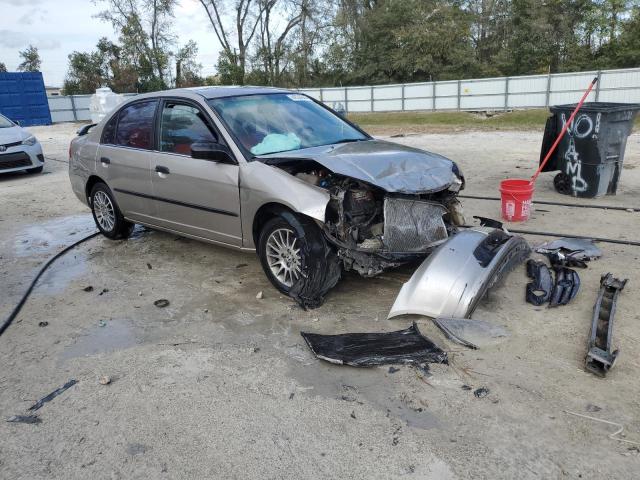 2HGES16531H592209 - 2001 HONDA CIVIC LX BEIGE photo 4