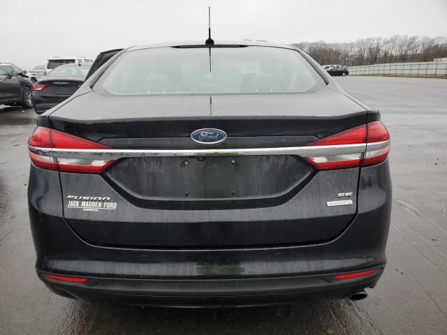 3FA6P0HD4HR320145 - 2017 FORD FUSION SE BLACK photo 6