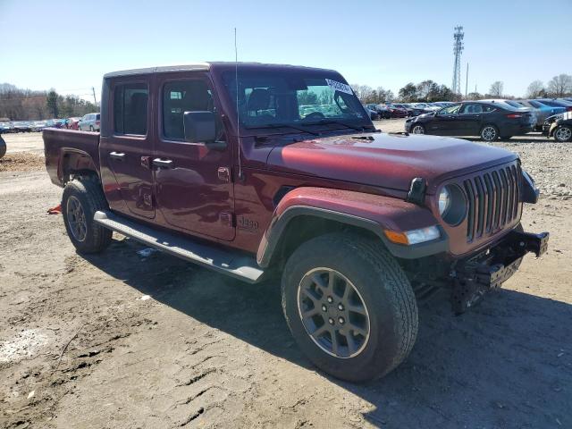 1C6HJTAG4ML533090 - 2021 JEEP GLADIATOR SPORT RED photo 4