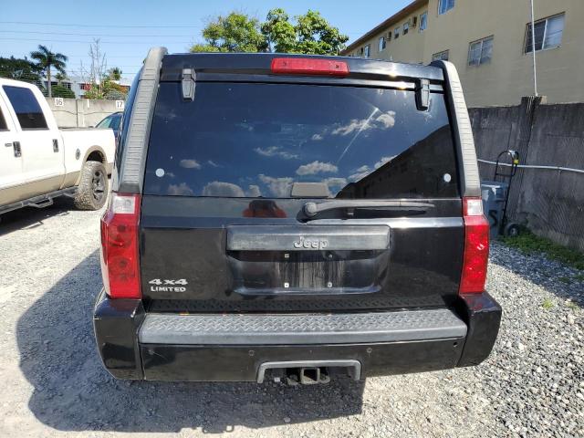 1J8HG48N36C346355 - 2006 JEEP COMMANDER BLACK photo 6