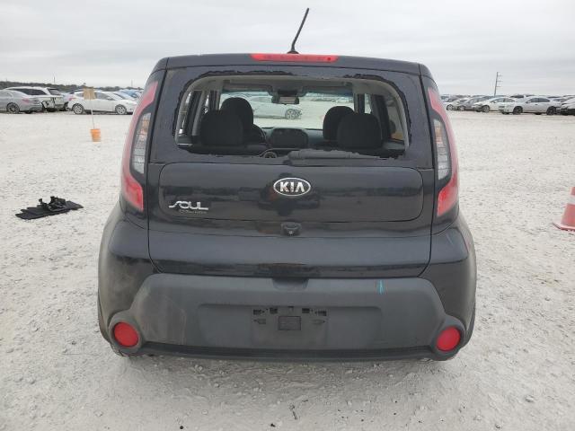 KNDJN2A23F7139346 - 2015 KIA SOUL BLACK photo 6