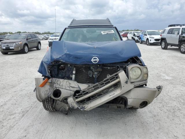 5N1ED28T64C686324 - 2004 NISSAN XTERRA XE BLUE photo 5