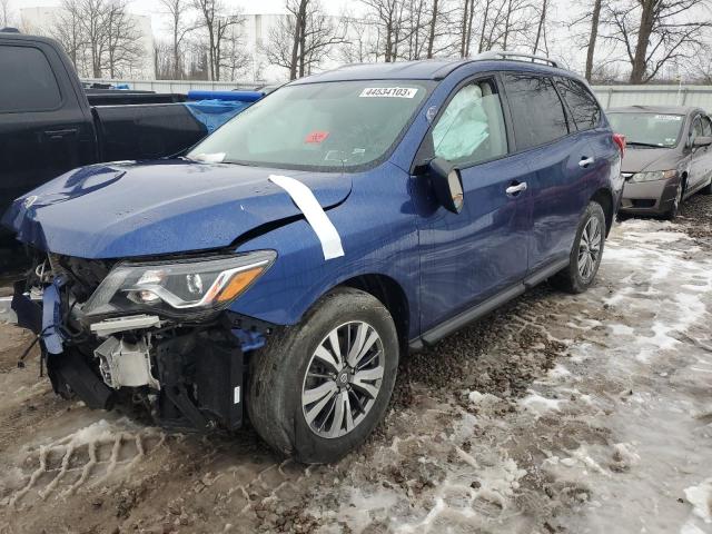 5N1DR2CM2LC598351 - 2020 NISSAN PATHFINDER SL BLUE photo 1