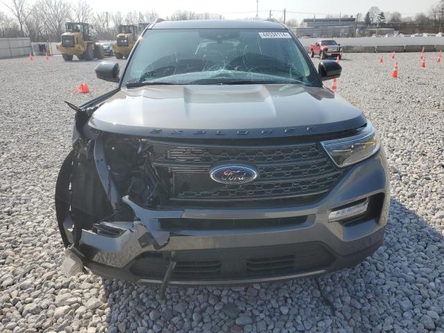 1FMSK8DH7NGA97287 - 2022 FORD EXPLORER XLT GRAY photo 5