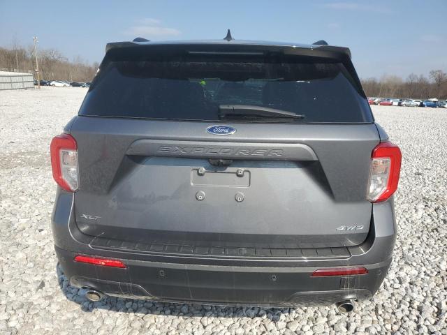 1FMSK8DH7NGA97287 - 2022 FORD EXPLORER XLT GRAY photo 6