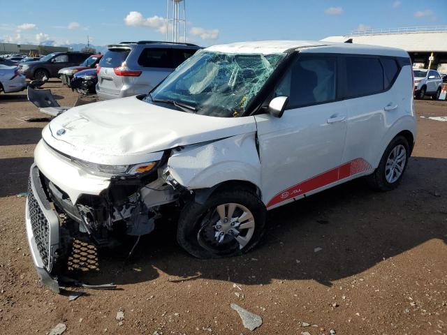 KNDJ23AU5M7143170 - 2021 KIA SOUL LX WHITE photo 1