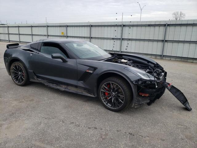 1G1YP2D62J5601593 - 2018 CHEVROLET CORVETTE Z06 1LZ GRAY photo 4