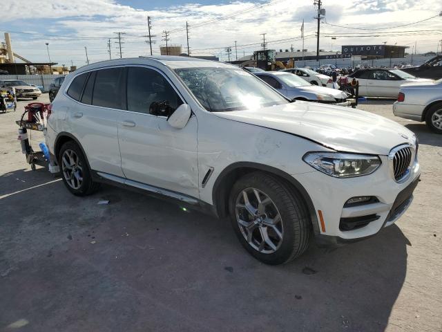 5UXTY5C09M9F57703 - 2021 BMW X3 XDRIVE30I WHITE photo 4